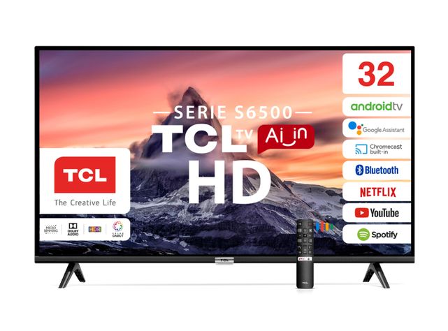 LED Smart TV TCL 32" HD 32S6500-0