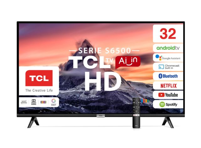 LED Smart TV TCL 32" HD 32S6500-3