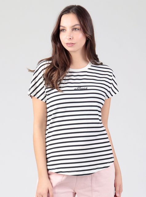 Polera Logo Ligia Manga Corta-0