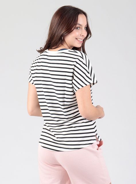 Polera Logo Ligia Manga Corta-1