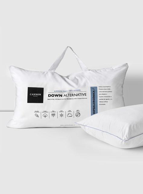 Almohada Microfibra Down Alternative 50x90 cm-3