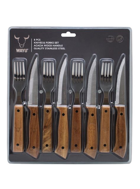 Set Wayu de Cuchillos para Parrilla BBQ-2