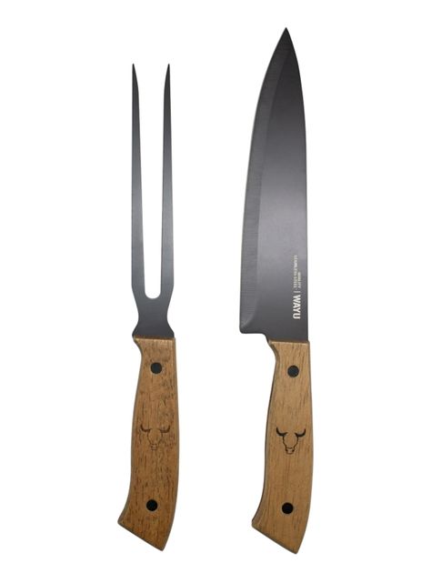 Set Wayu Tabla + Cuchillo + Tenedor Parrilla BBQ-1