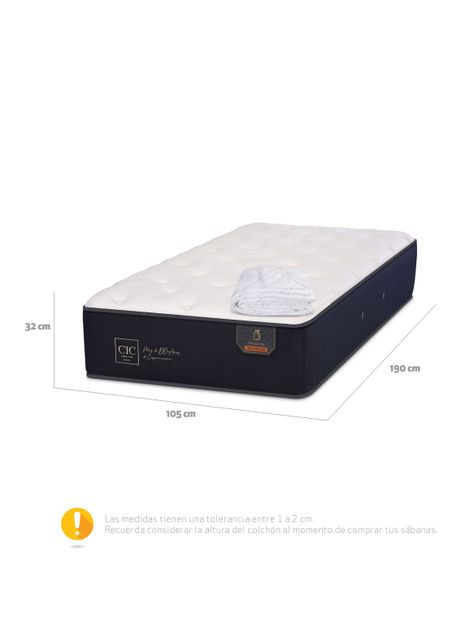 Colchón Premium 1.5 Plazas + Cubrecolchón-1