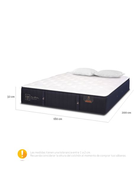 Colchón Premium King 1.80 x 2 Mts + Almohada-1