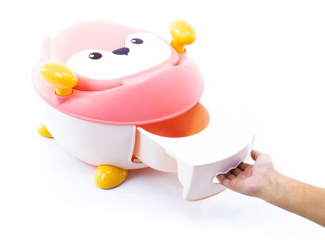 Bacinica Infanti Potty Fox Rosada-3
