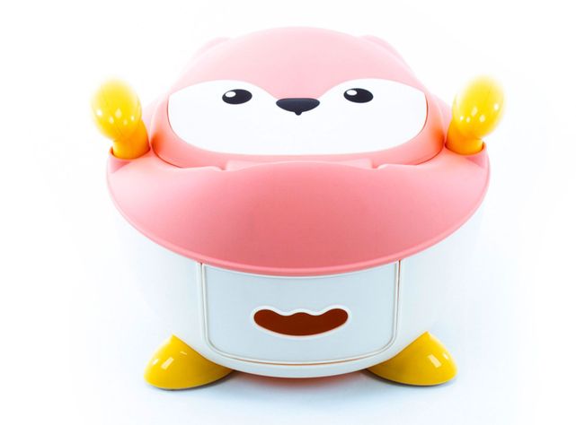 Bacinica Infanti Potty Fox Rosada-0