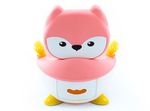 Bacinica Infanti Potty Fox Rosada-1