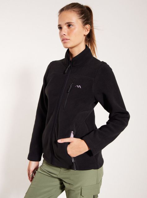 Polerón Fleece Cuello Full Cierre-0