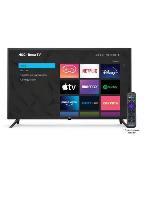 AOC Roku TV LED 32” HD Smart TV-0