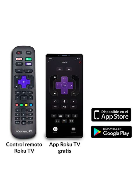 AOC Roku TV LED 32” HD Smart TV-4