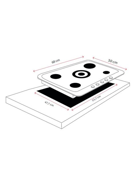 Encimera a Gas 5 Quemadores CEG-4700IN Security Inox-1