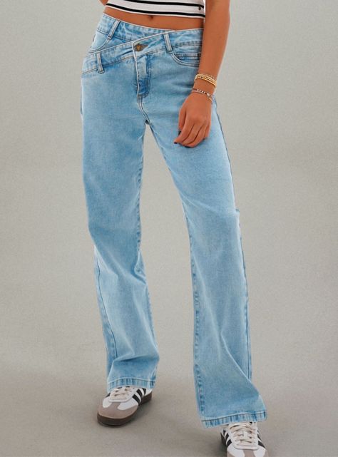 Jeans Pants Pretina Cruzada-0