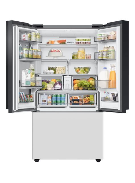 Refrigerador FDR Bespoke 550 Litros con Beverage Center + Paneles Blancos-2
