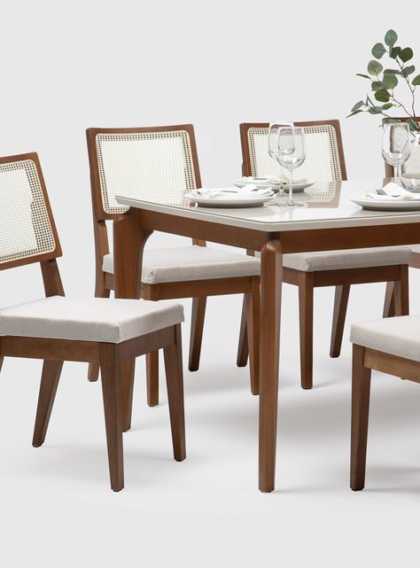 Comedor N Laurent + 8 Sillas Saga Ratán-4