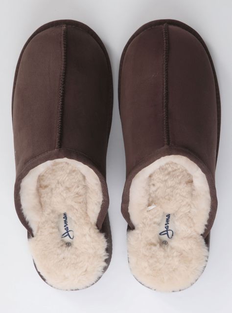Pantufla Interior Peludo Hombre-3