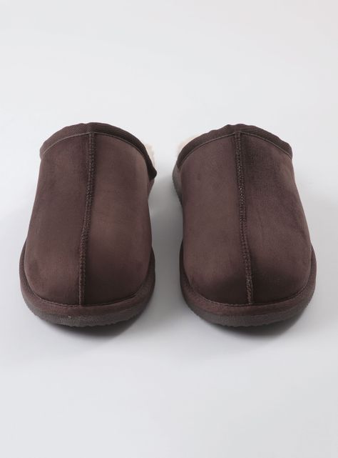 Pantufla Interior Peludo Hombre-4