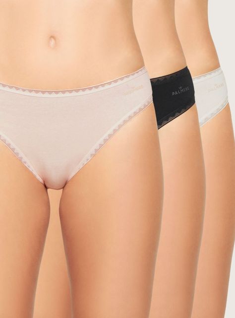 Pack 3 Bikini de Algodón Orgánico-0