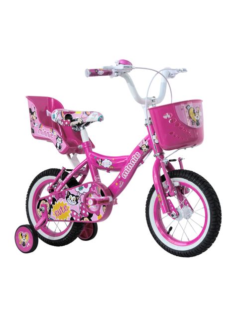 Bicicleta MTB Lahsen Infantil Aro 12" Fucsia Minnie-1