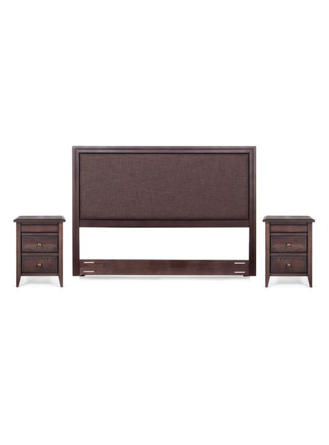 Set Muebles Dormitorio Nolita King: Respaldo + Veladores-0