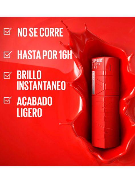Pack Maybelline Labios Vinyl Ink Trilogía Favs Coy Lippy Cheeky-5