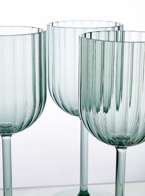 Set 4 Copas Verde Acrílico 390 ml-2
