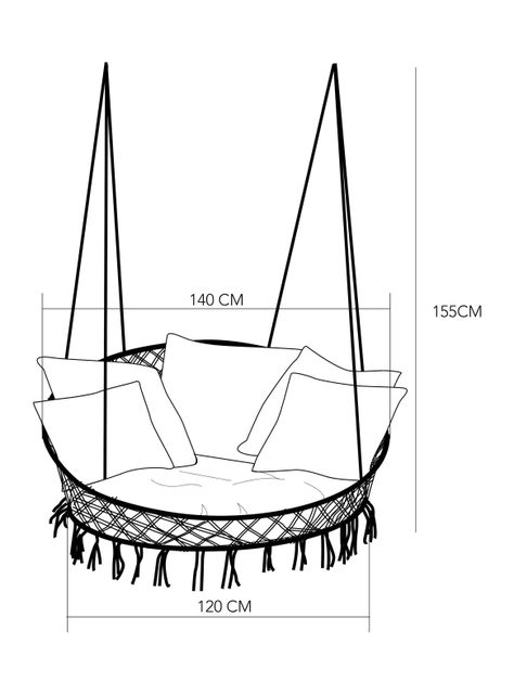 Hamaca Colgante Algodón Outzen-1