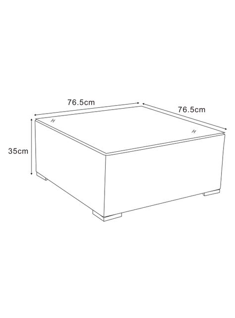 Juego de Living Terraza Amaranthus Modular 4C + Sillón 1C + Mesa de Centro-5