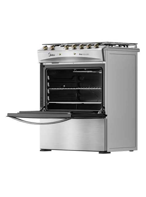 Cocina a Gas 5 Quemadores MCG-5QPI30NS Acero Inoxidable-1