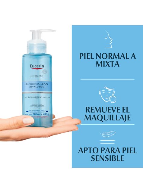 Eucerin DermatoCLEAN Gel Limpiador Facial 200ml-3