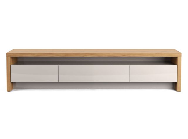 Rack TV 60" Colonia Blanco Amaderado-0