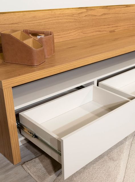 Rack TV 60" Colonia Blanco Amaderado-4
