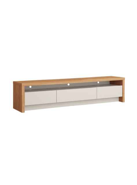 Rack TV 60" Colonia Blanco Amaderado-2