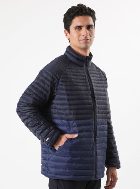 Parka Pluma Liviana Resistente al Agua-0