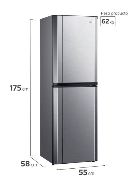 Refrigerador Bottom Freezer Frío Directo 244 Litros Progress 3100 Plus-1