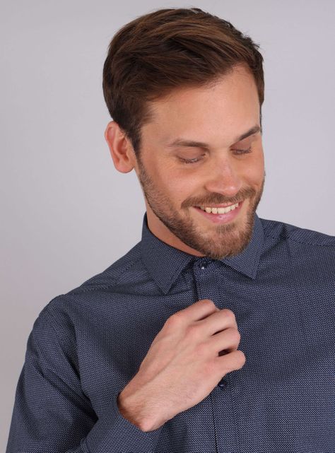 Camisa de Vestir Slim Fit Formal-2