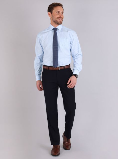Camisa Cuello Italiano Diseño a Rayas-4
