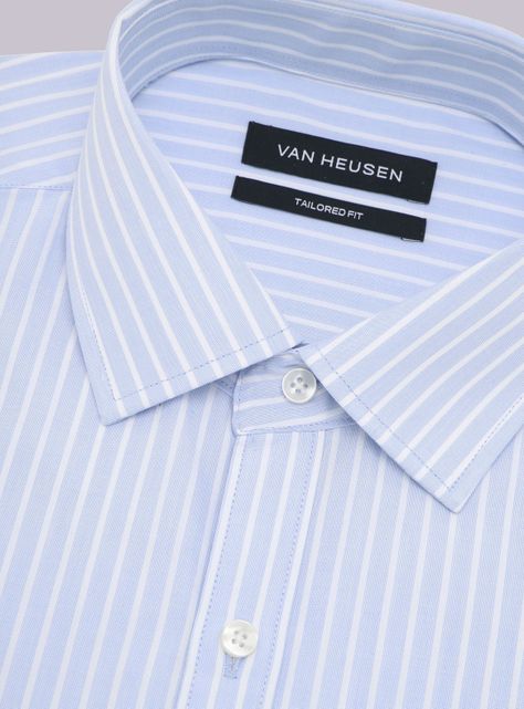 Camisa Cuello Italiano Diseño a Rayas-3