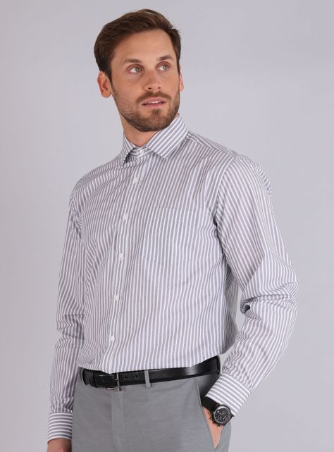 Camisa de Vestir Slim Fit Print-0