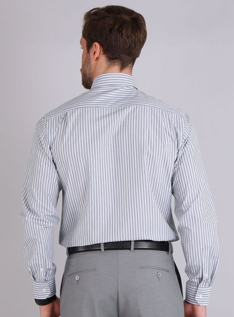 Camisa de Vestir Slim Fit Print-1