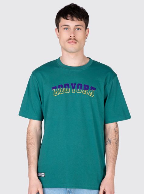 Polera M/C Univarsity Negro-0