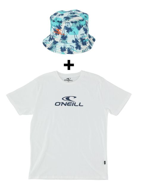 Pack Polera Print Logo Manga Corta Bucket Hat-0