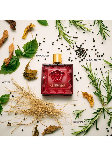 Set Versace Eros Flame EDP Hombre 100 ml + Shower Gel 100 ml + TS 10 ml-3
