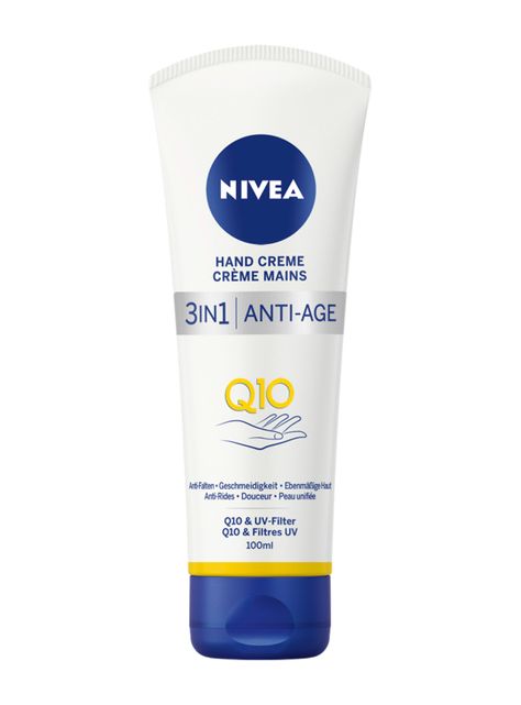 Crema Nivea de Manos Cuidado Antiedad Q10 100 ml-0