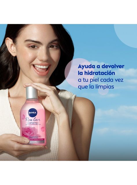 Agua Micelar Rose Desmaquillante 400 ml Nivea-3
