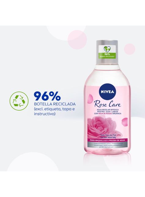 Agua Micelar Rose Desmaquillante 400 ml Nivea-4