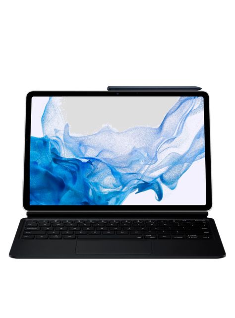 Tablet Galaxy Tab S8 11" 128GB WiFi Silver + Keyboard Cover-0
