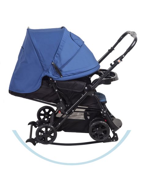 Coche Cuna Balancin Sx Azul Bebesit-3
