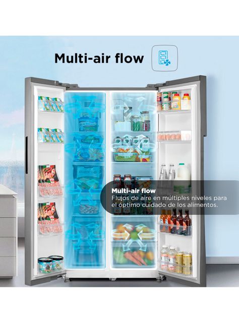 Refrigerador Side by Side No Frost 527 Litros MDRS710FGE46 Silver-4
