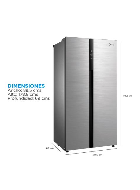 Refrigerador Side by Side No Frost 527 Litros MDRS710FGE46 Silver-1